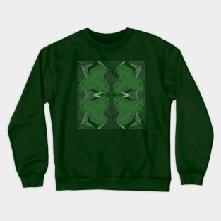 Palm Leaf Pattern Design Crewneck Sweatshirt